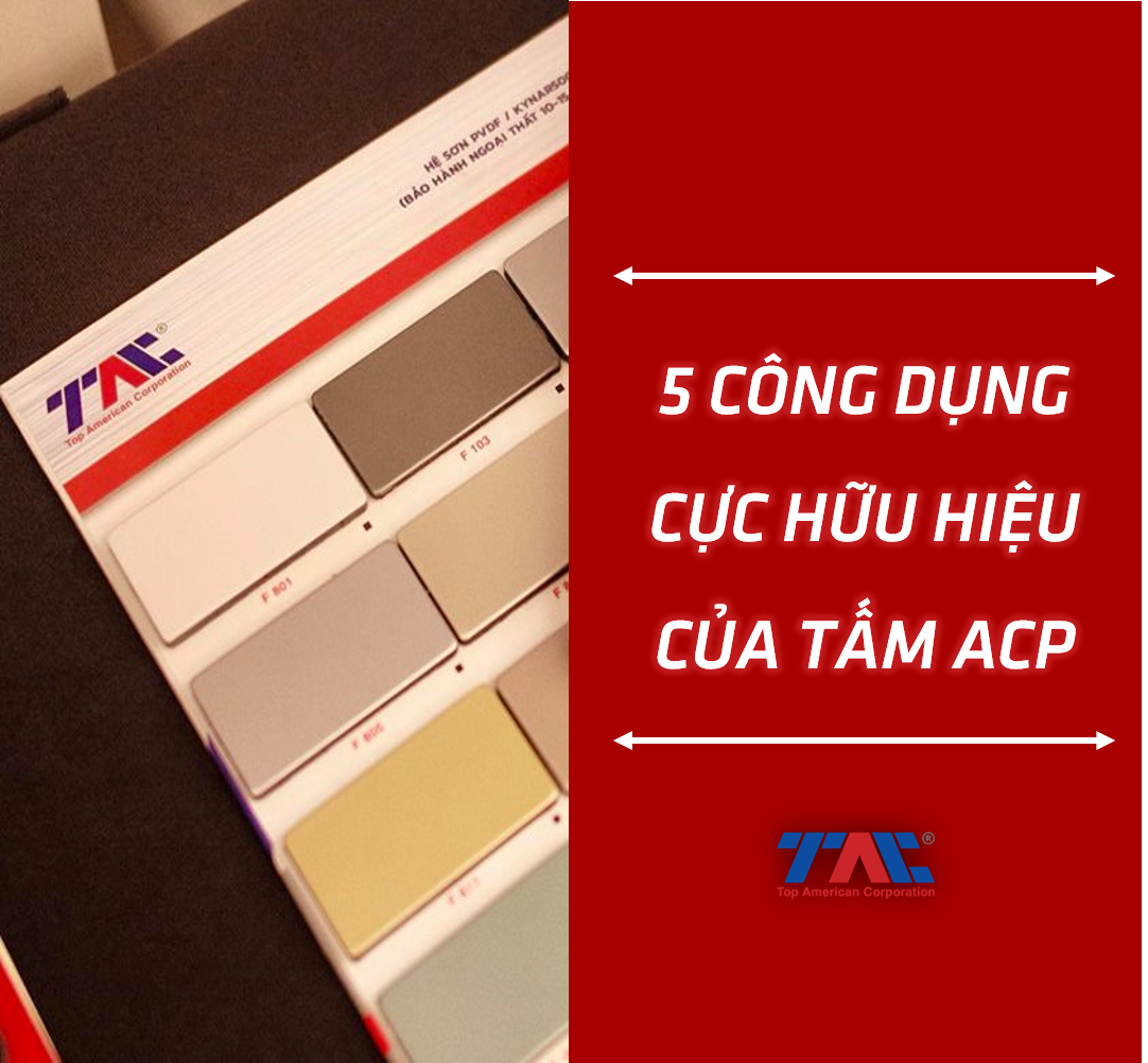 5 Ứng dụng cực hữu hiệu tấm Alu Composite TAC PVDF (TAC F)